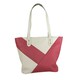image 1 of Eastern Counties Leather Adalyn Grain Leather Handbag - Pink/White - One Size Pink