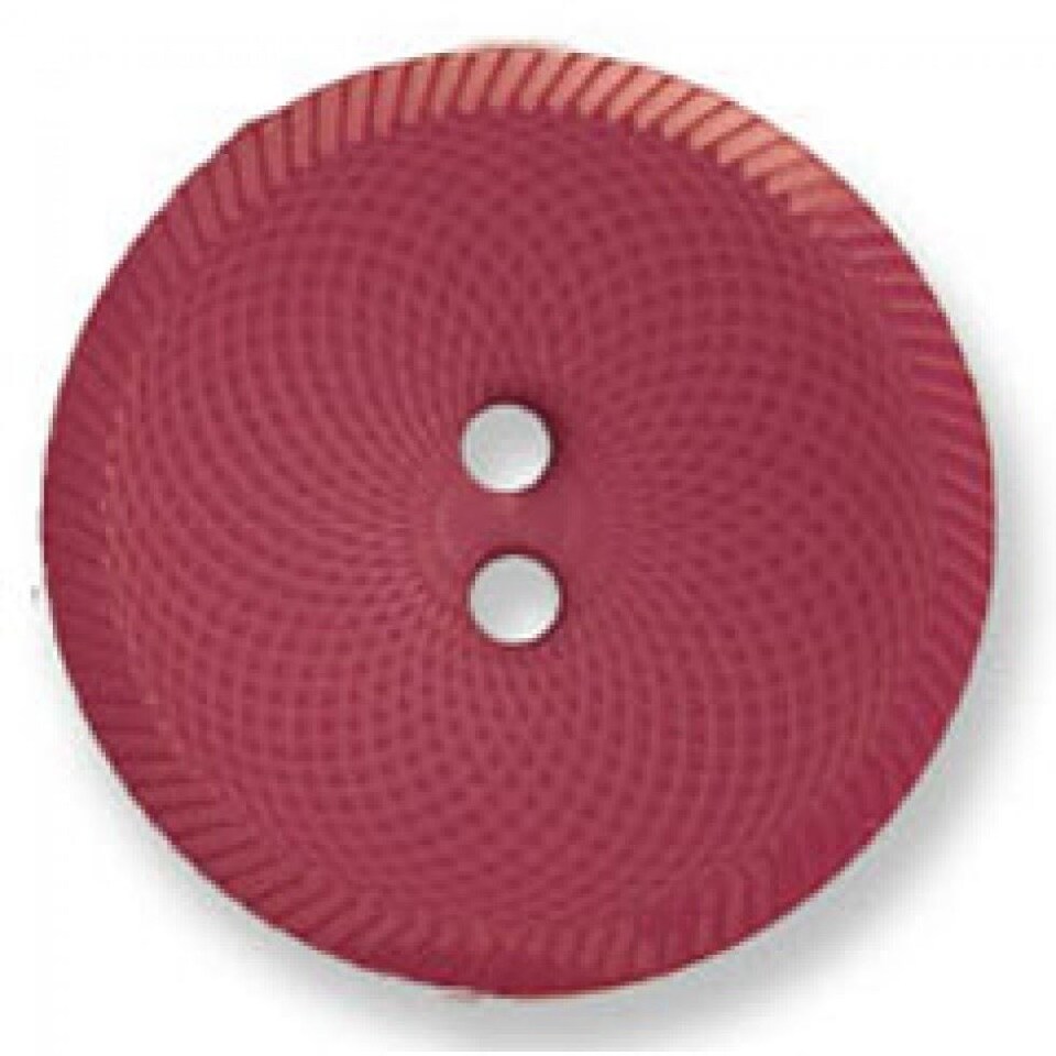 Trimits Pink 28mm Round Nylon Buttons for Dressmaking - each