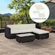 image 10 of Outsunny 3PCs Rattan Garden Seat Cushions Pads for Patio Furniture 