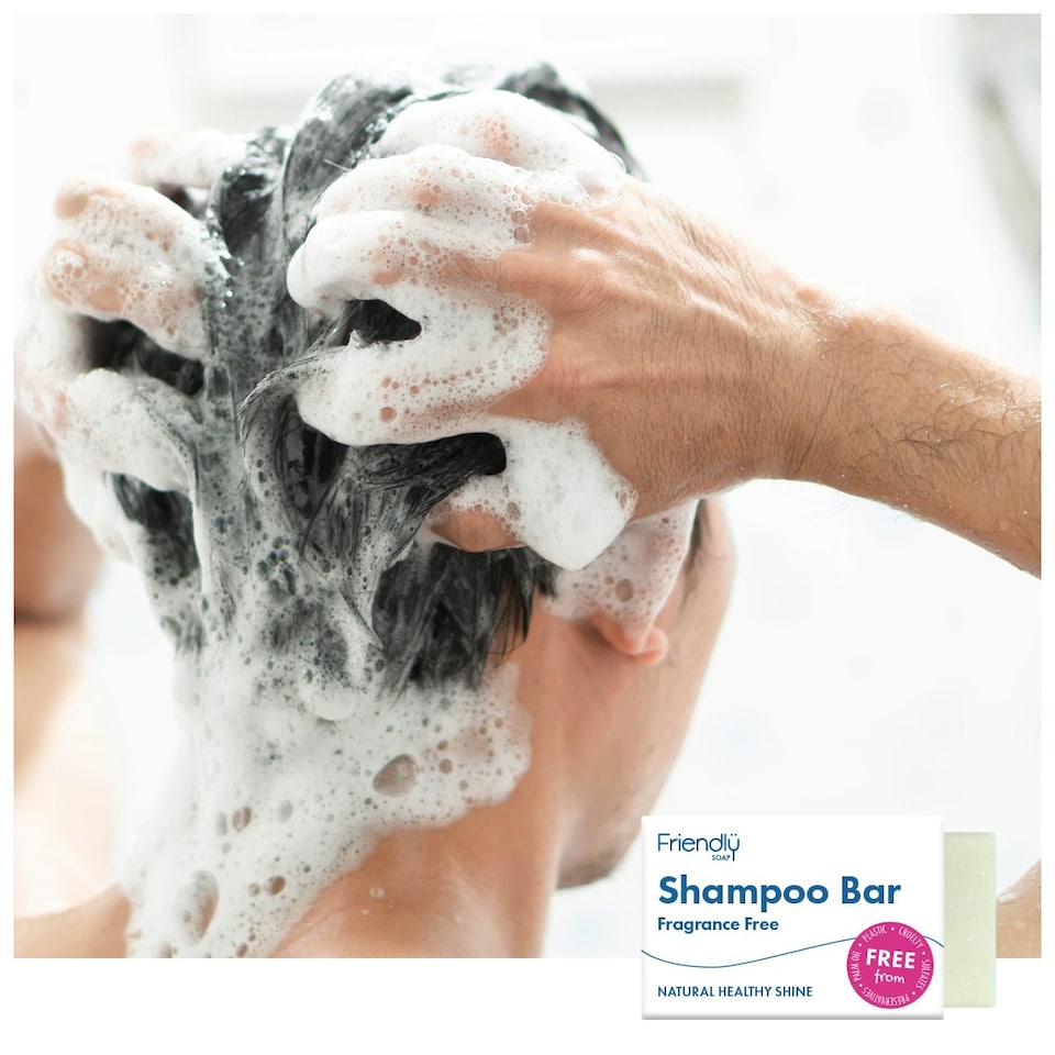 image 1 of Friendly Soap - Natural Shampoo Bar - Fragrance-free - 95g
