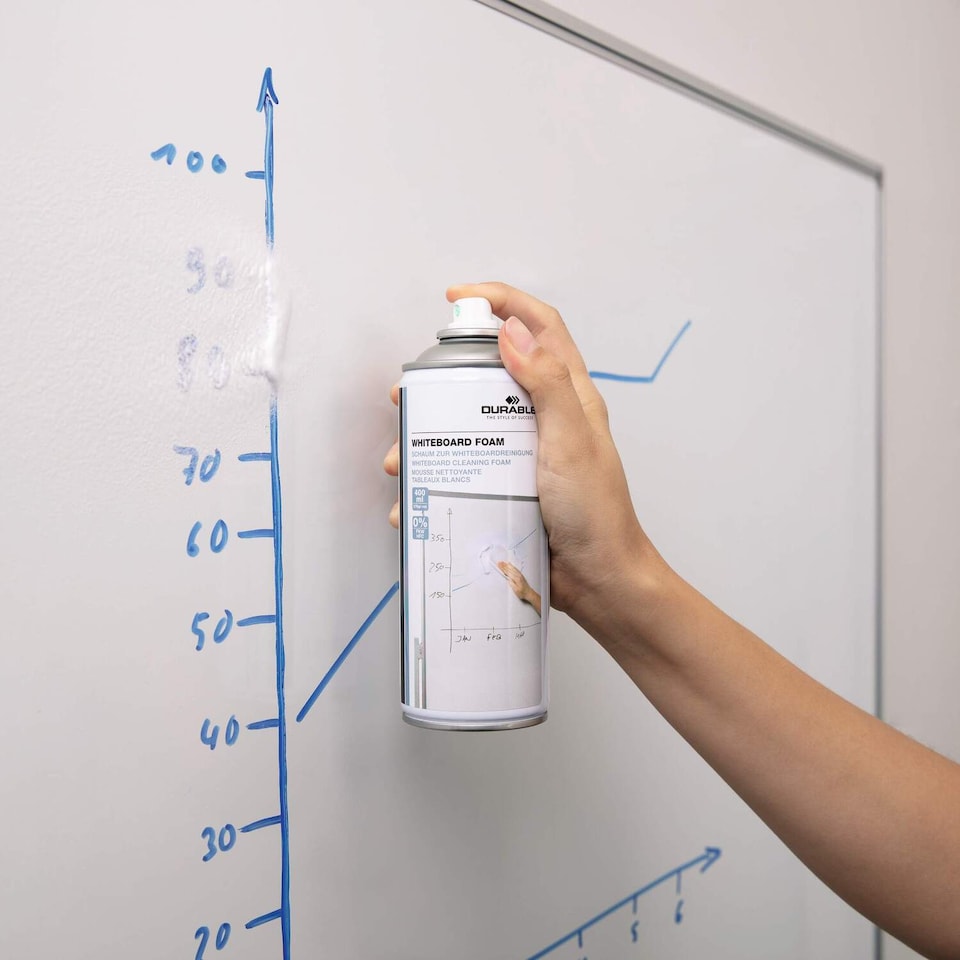 image 1 of Durable Streak-Free Whiteboard Cleaner and Restorer Spray Foam | 400ml