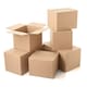 image 1 of 100 x 12 x 9 x 12" (305x229x305mm) Strong Secure Single Wall Cardboard Boxes Ideal For House Moving, Packing & Shipping Items Brown