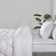 image 3 of BHS Home Collection 13.5 Tog Feels Like Down Duvet Collection | White | White | 1
