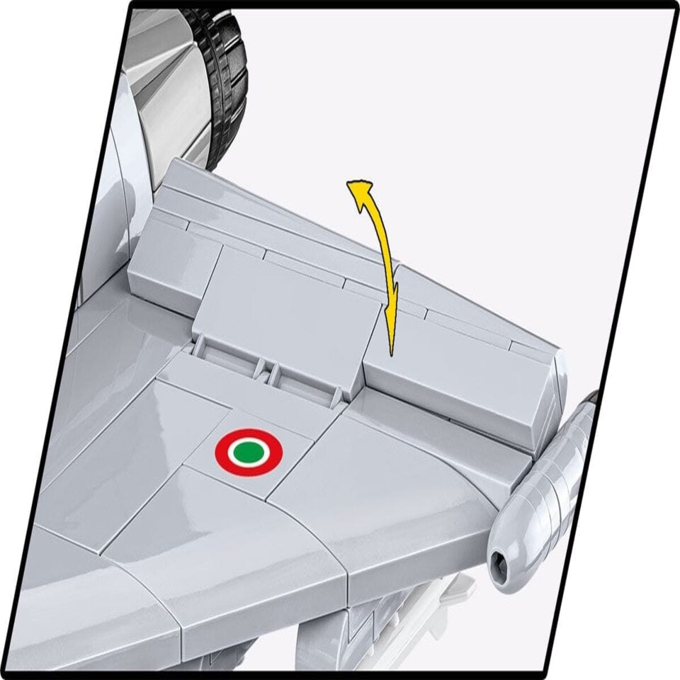 image 1 of Eurofighter Typhoon (Italy) brick plane model - COBI 5849 - 642 bricks