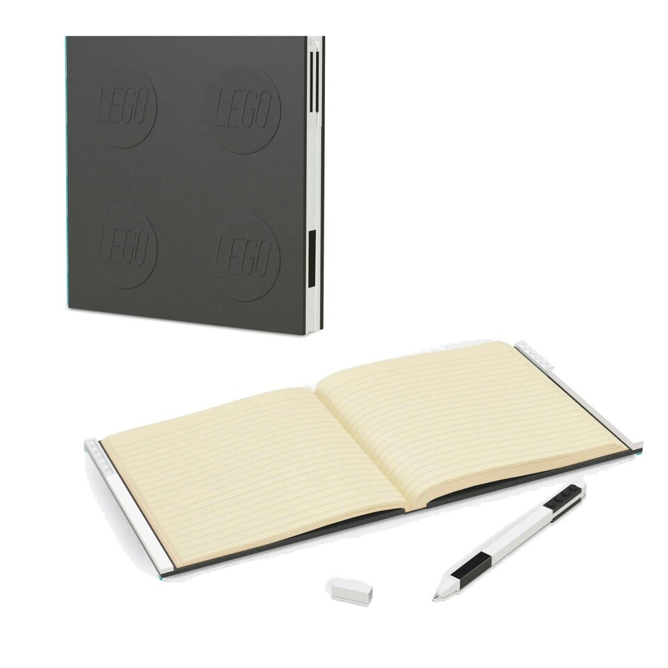 LEGO 2.0 Locking Notebook & Gel Pen - Black LEG52447