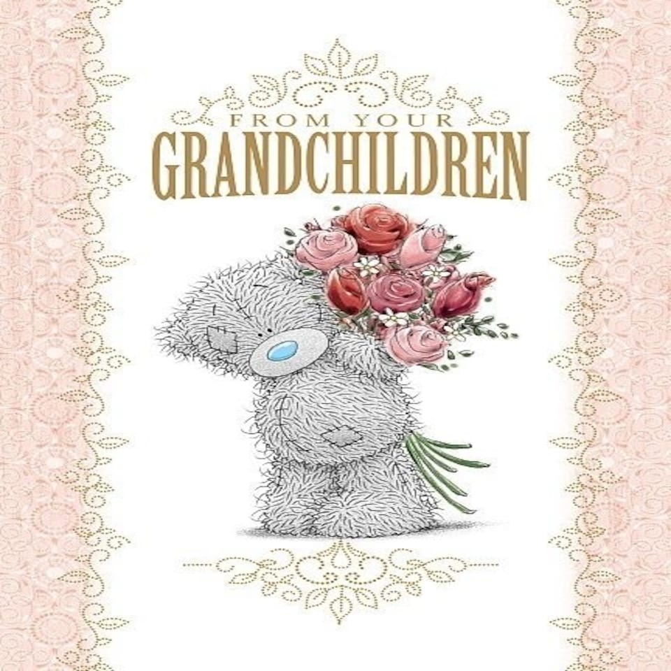 image 1 of From Your Grandchildren Me to You Bear Mothers Day Card