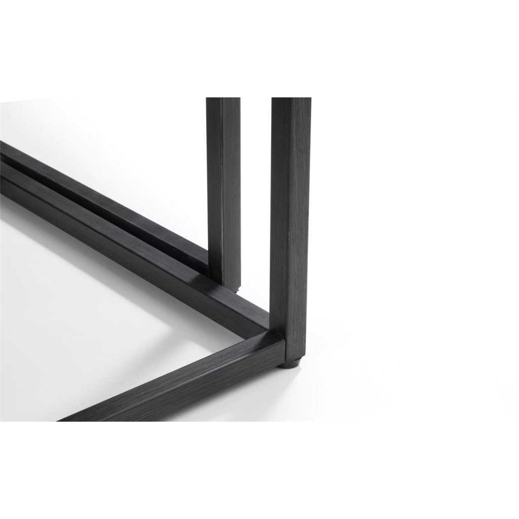 image 1 of Dark Classic Oak Nesting Lamp Tables | Brown | Brown