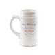 image 1 of Personalised Printed White Ceramic Gold Rimmed 22oz Beer Mug