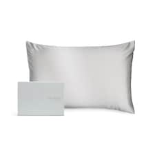 Silk Addict 100% Mulberry Silk Pillowcase – Silver | Silver | Standard | 1