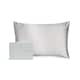 image 1 of Silk Addict 100% Mulberry Silk Pillowcase – Silver | Silver | Standard | 1