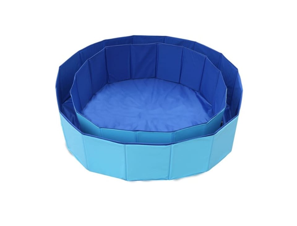 image 1 of Groundlevel Folding Bath Pool Easy To Put Up With Drainage System For Pets And Kids