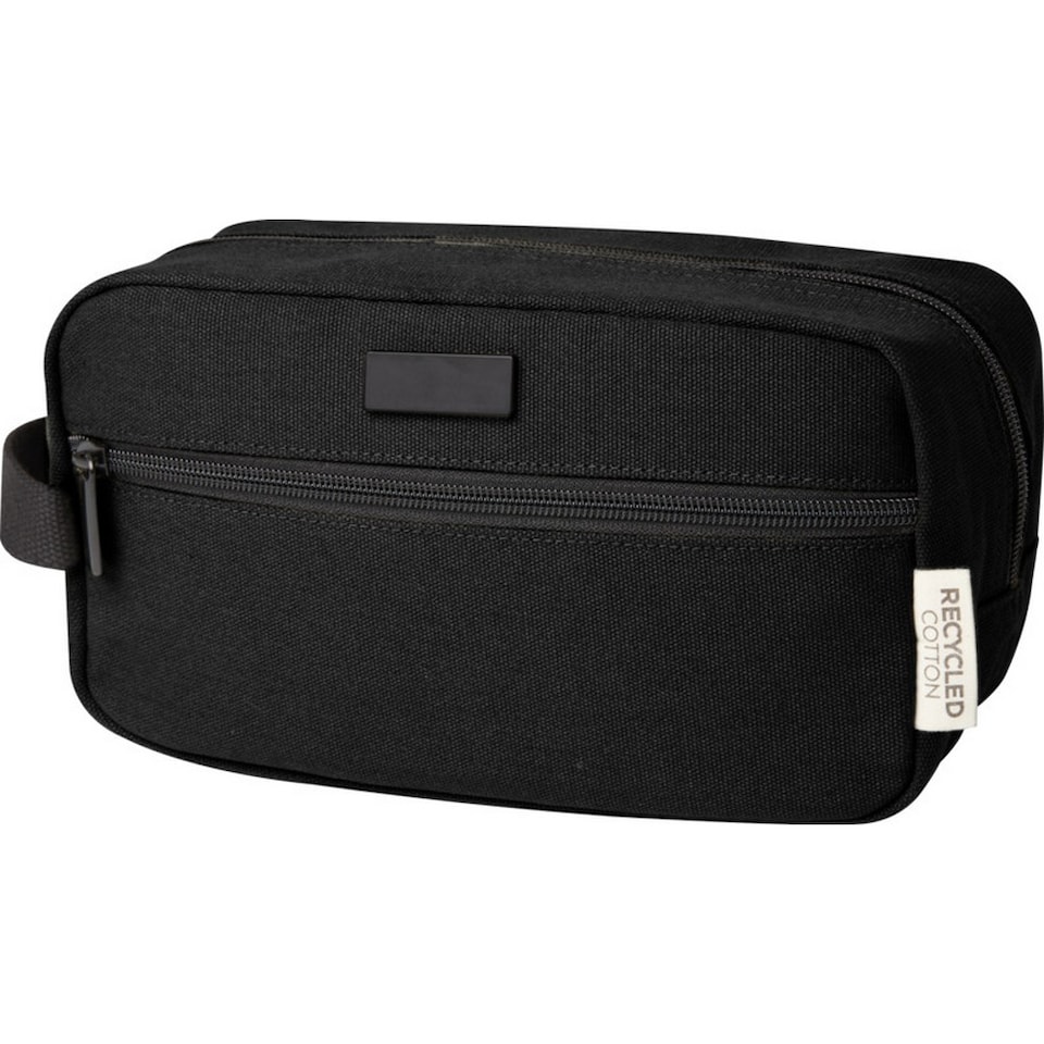 image 1 of Joey Canvas 3.5L Toiletry Bag | Black | Solid Black | One Size | 1