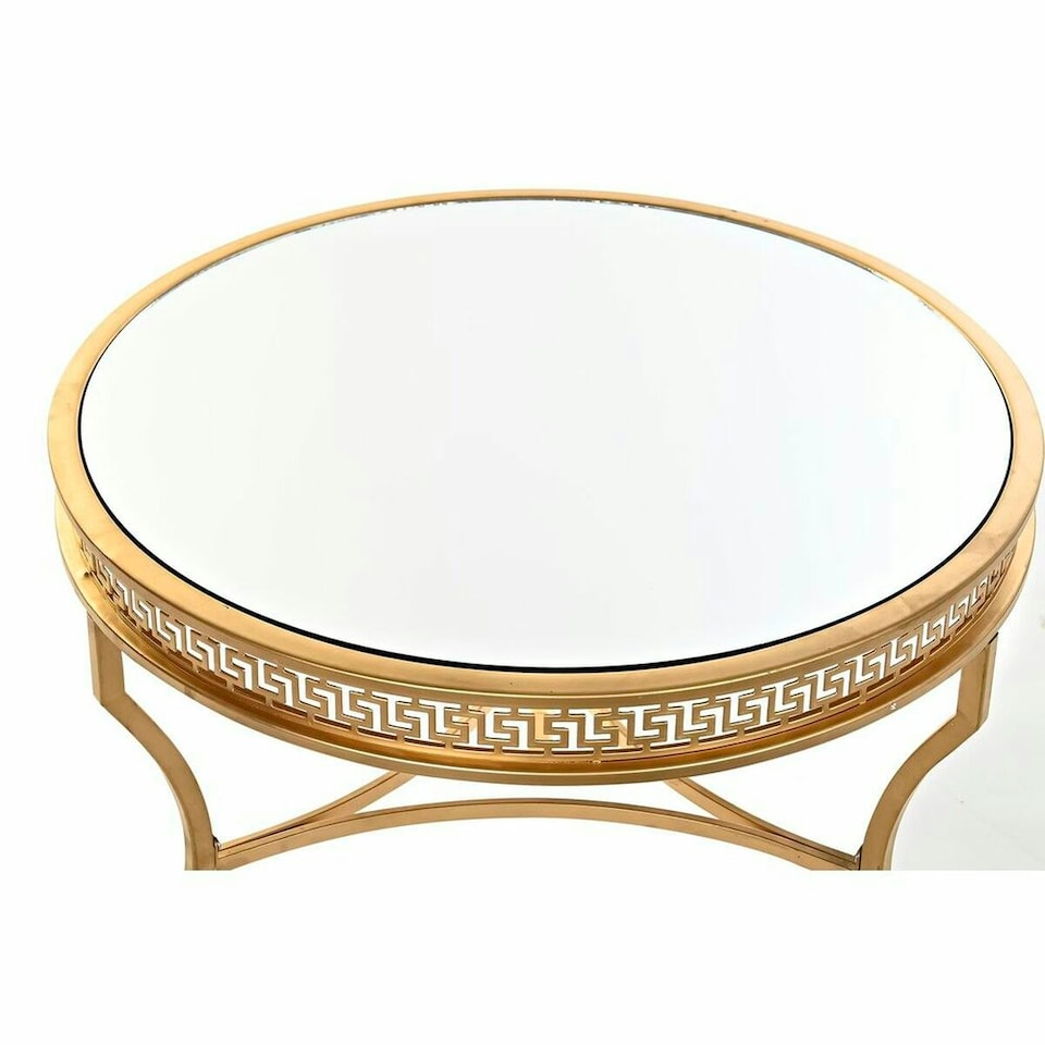 image 1 of Small Side Table DKD Home Decor Golden 61 x 61 x 46 cm