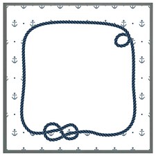 Rope doodle (Picture Frame) Grey | S