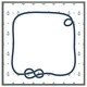 image 1 of Rope doodle (Picture Frame) Grey | S