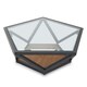 image 4 of Interiors by Premier Pentagon Coffee Table Black
