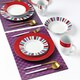 image 2 of 24pc Mix and Match Stripe Dinner set