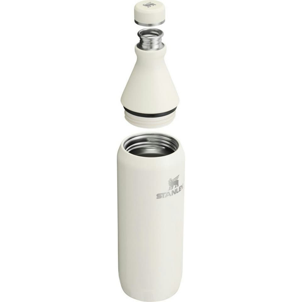 image 1 of Stanley All Day Slim 600ml Water Bottle - Cream - One Size