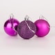 image 1 of 50mm/18Pcs Christmas Baubles Shatterproof Purple,Tree Decorations