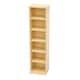 image 2 of 6 Tier Beech Wooden CD DVD Game Book Shelf Storage Tower Rack - Fits 102 CDs