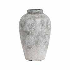 Aged Tall Vase - Ceramic - L28 x W28 x H45 cm - Stone | Grey