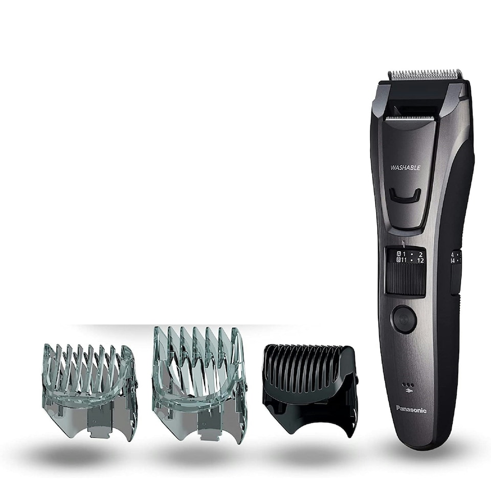 image 1 of Panasonic ER-GB80 + ER-GN30 Black Beard, Body & Facial Hair Trimmer Set