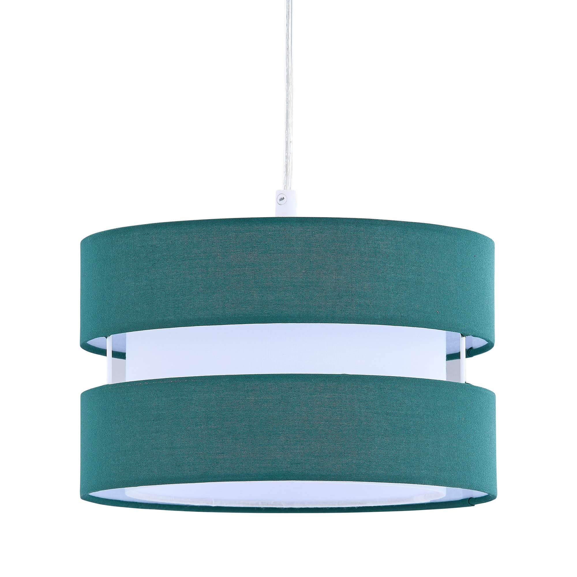 First Choice Lighting Benni Dark Green 26cm Pendant Shade