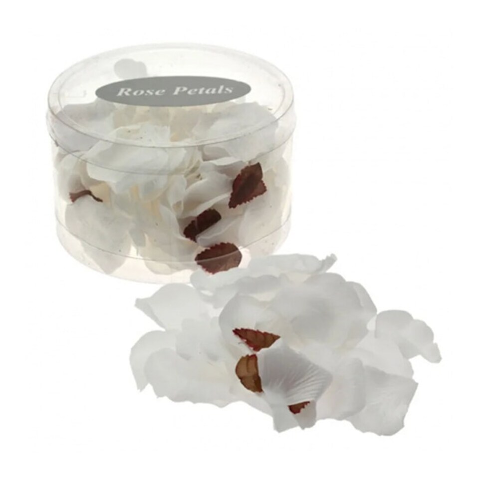Apac Artificial Rose Petals Confetti - White - One Size