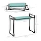 image 7 of Outsunny 2 In1 Folding Garden Kneeler Foam Chair Pad Support Bench, Green