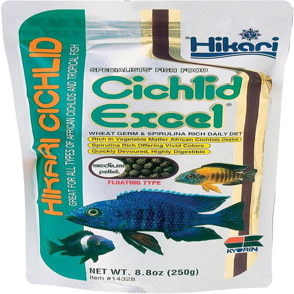 Hikari Cichlid Excel Med Pellet 250g