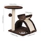 image 6 of Living and Home Cat Tree Condo With Scratching Post And Hanging Toy | Brown