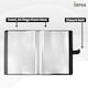 image 4 of A4 Display Book Certificate Folder – Professional Portfolio Holder with 36 Copysafe Pockets 72 Sides – Record of Achievement Folder for Certificates, Paperwork & Presentations – Soft-Touch Cover