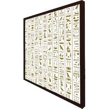 Acient egyptian heiroglyphs (Picutre Frame) Brown | XL