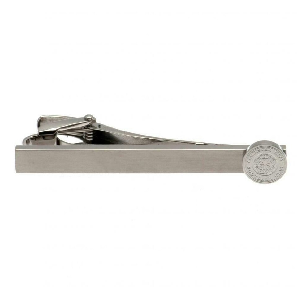 image 1 of Leicester City FC Tie Clip - Silver - 60mm x 12mm