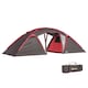 image 9 of Outsunny 4-6 Man Family Camping Tent w/ 2 Bedrooms, a Living Room, Grey 