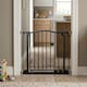 image 2 of Safetots Curved Top Safety Gate, 271cm - 280cm, Matt Black, Pressure Fit Stair Gate, Baby Gate for Doors Hallways and Spaces, Safety Barrier, Easy Installation