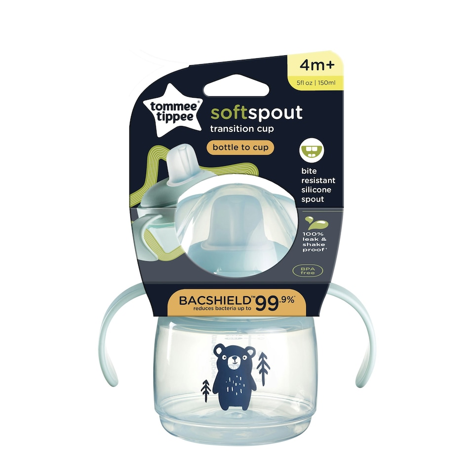 image 1 of Tommee Tippee SoftSpout Transition Cup
