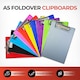 image 2 of A5 Black Foldover Clipboard with Pen Holder