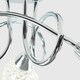 image 2 of ValueLights Astley 3 Way Chrome Cross Over Ceiling Light Chrome