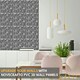 image 7 of NOVECRAFTO Diamond Effect 3D Wall Panels – 6 Sheets Covering 1.5 sqm (16.15 sqft) – Matte Interior PVC Cladding Tiles – 19.6"x19.6" Diamond Design Grey Silver 