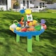 image 6 of 40-Piece Sand & Water Activity Table - 3 Compartments with Water Blaster & Toys - Outdoor Play Multi