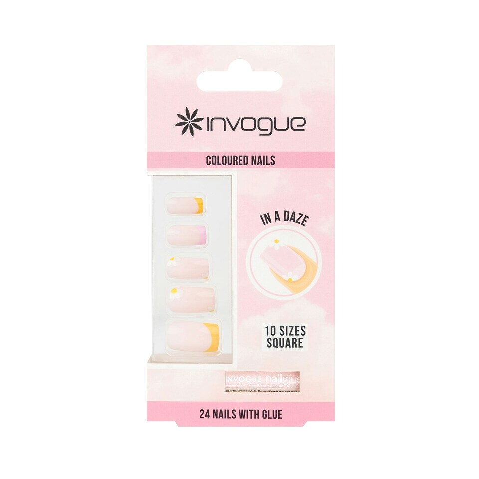 image 1 of Invogue In a Daze Square Nails (24 Pieces)