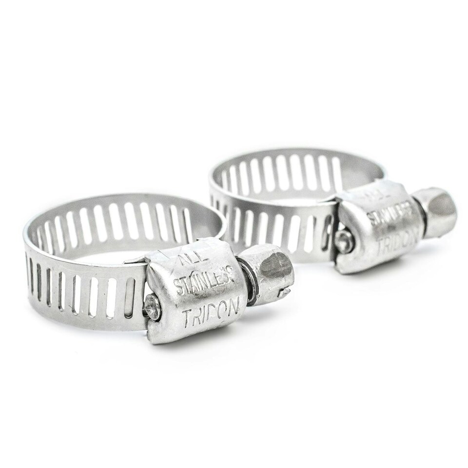 image 1 of Pisces 2 Pack 13-19mm Stainless Steel Clips for 12.5mm hose