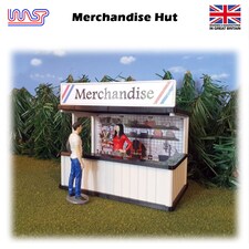 Slot Car Track Scenery Merchandise Hut Black 1:32 Scale Wasp
