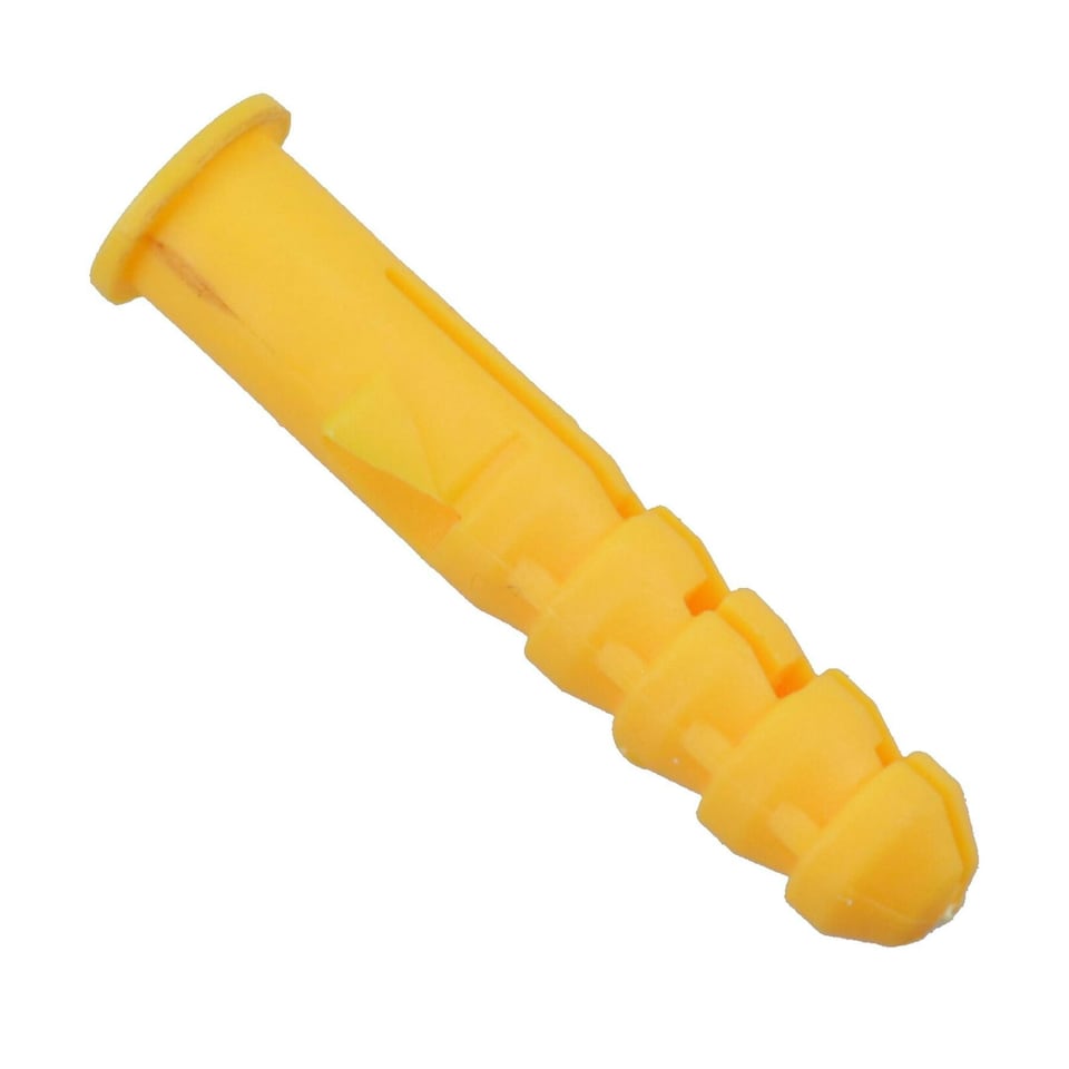 image 1 of 5 x 40mm Countersunk Screws And Wall Raw Plugs For Wood Concrete Brick 80pc