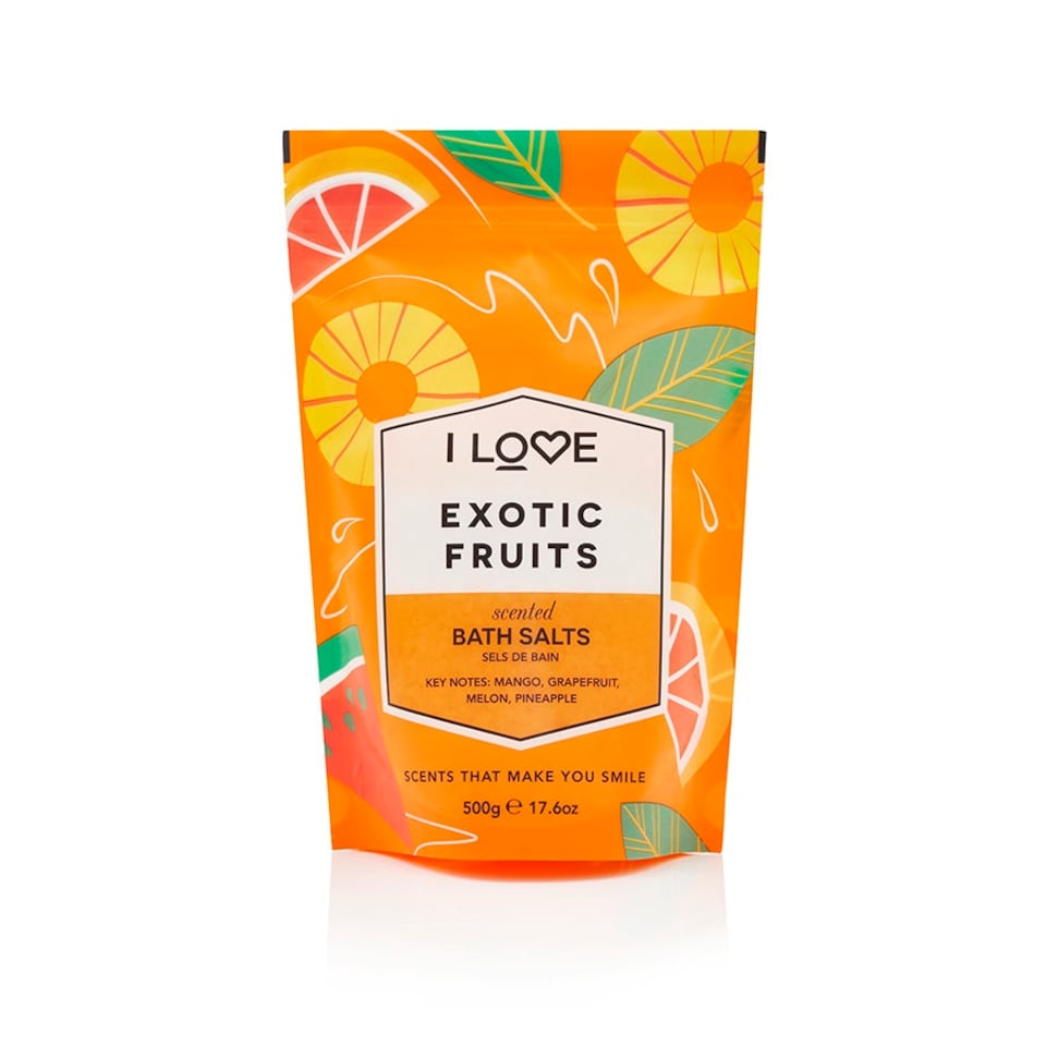 image 1 of I Love Exotic Fruits Scented Bath Salts 500g