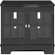 image 3 of MDA Designs Hamilton Black Freestanding Traditional TV Cabinet with Storage Elegant Classic Design for Flat Screen TVs up to 55" Black
