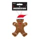 image 1 of Christmas Gingerbread Man Felt Hanging Tree Decoration