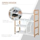 image 5 of HOMCOM 4-Tier Shoe Rack Simple Home Storage w/ Wood Frame Boot Compartment Home