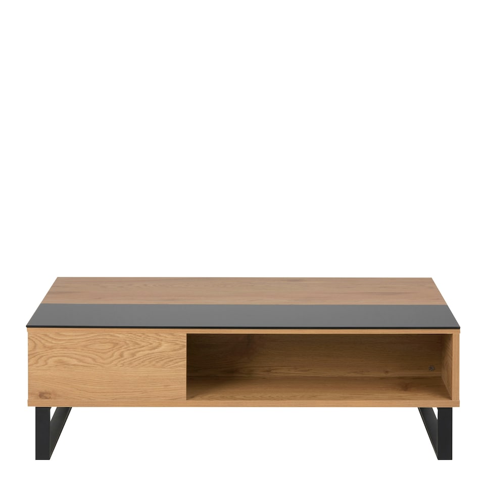 image 1 of Azalea Lift Up Coffee Table in Black & Oak